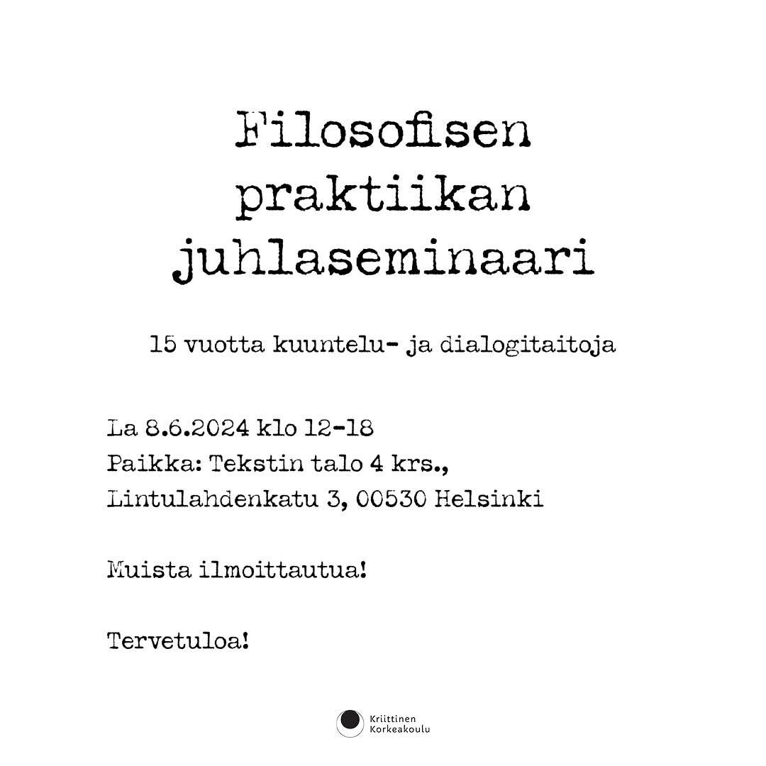 Filosofisen praktiikan juhlaseminaari