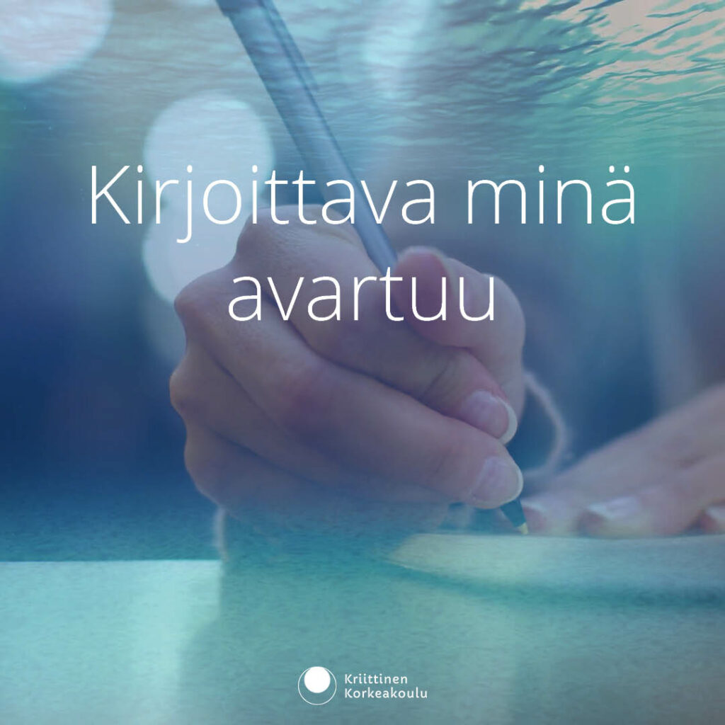 Kirjoittava minä avartuu -kirjoituskurssi
